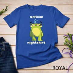 Cute Frog Sleepshirt Nightwear Nightshirt Sleep Pajama Unisex T-shirt