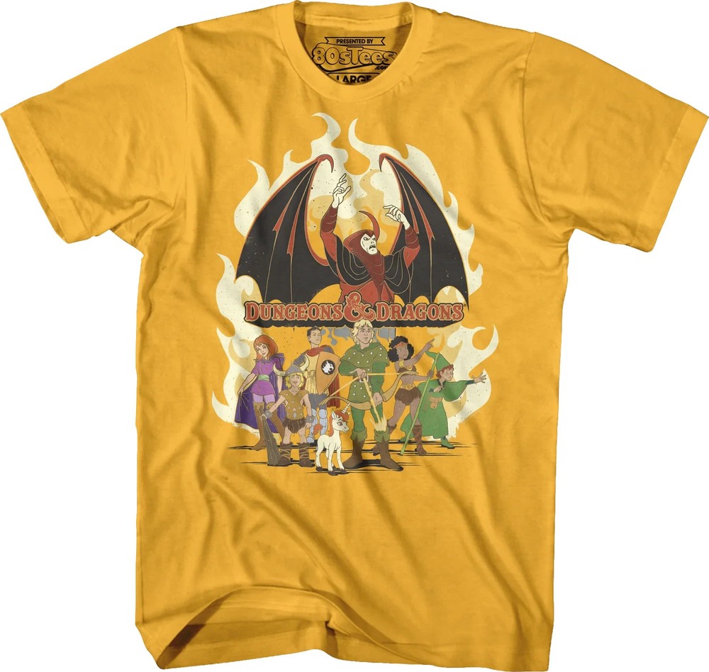 Dungeons & Dragons Games T-Shirt 180 GSM | 100% Cotton DTG Print