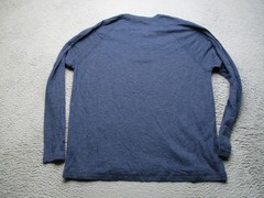 Faherty Henley Shirt Mens 2XL Blue Cloud Cotton Long Sleeve Pima Modal