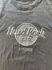 Vintage Hard Rock Cafe Madrid Silver Logo T-Shirt XL