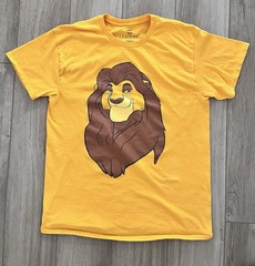 Disney The Lion King Mufasa Tee Shirt Mens Large