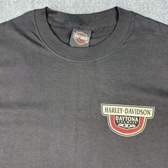 Harley Davidson Daytona Bike Week 2002 T Shirt Mens Large Black Willie G Graphic