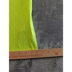 Carhartt Pocket T-Shirt Men’s Large Tall Hi Vis Yellow Loose Fit Workwear Tee