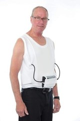 LVAD HeartMate 2 & 3 Sleeveless Tank Top Shirt for Men’s With Pockets White S-5X