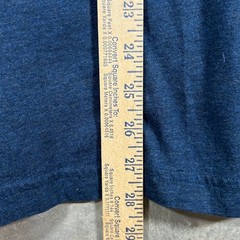 Travis Mathew Mens Size XL Blue Graphic Tee Huntington Beach Spellout Logo