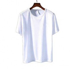 Ice Silk Men’s Half Sleeve Athletic Top for Summer Spring Autumn Winter
