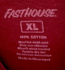 Fasthouse California Bear Men’s burgundy T Shirt Size XL