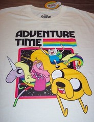 ADVENTURE TIME Cartoon Network T-shirt MENS MEDIUM NEW w/ TAG