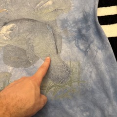 Men’s Large The Mountain Vintage Aquatic Sea Whale Faded Graphic T Shirt Tie Dye