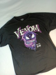 Marvel Venom We Are Venom Black Graphic T-Shirt Mens Large Cotton