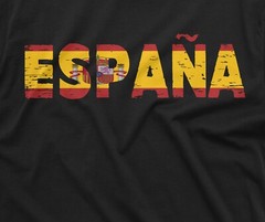 Spain Tshirt Espana Tee EspaÃ±a Football Soccer tee Spanish Flag Patriotic shirt