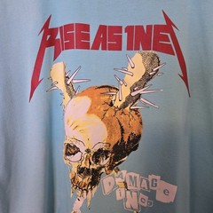 Rise As 1ne Green Graphic Adult T-Shirt MED Preowned Fair (See Description)