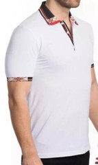 Men’s Luxurious Polo Shirt,Italian Style,Modern,Slim Fit,Spandex 2XL…..C2.B