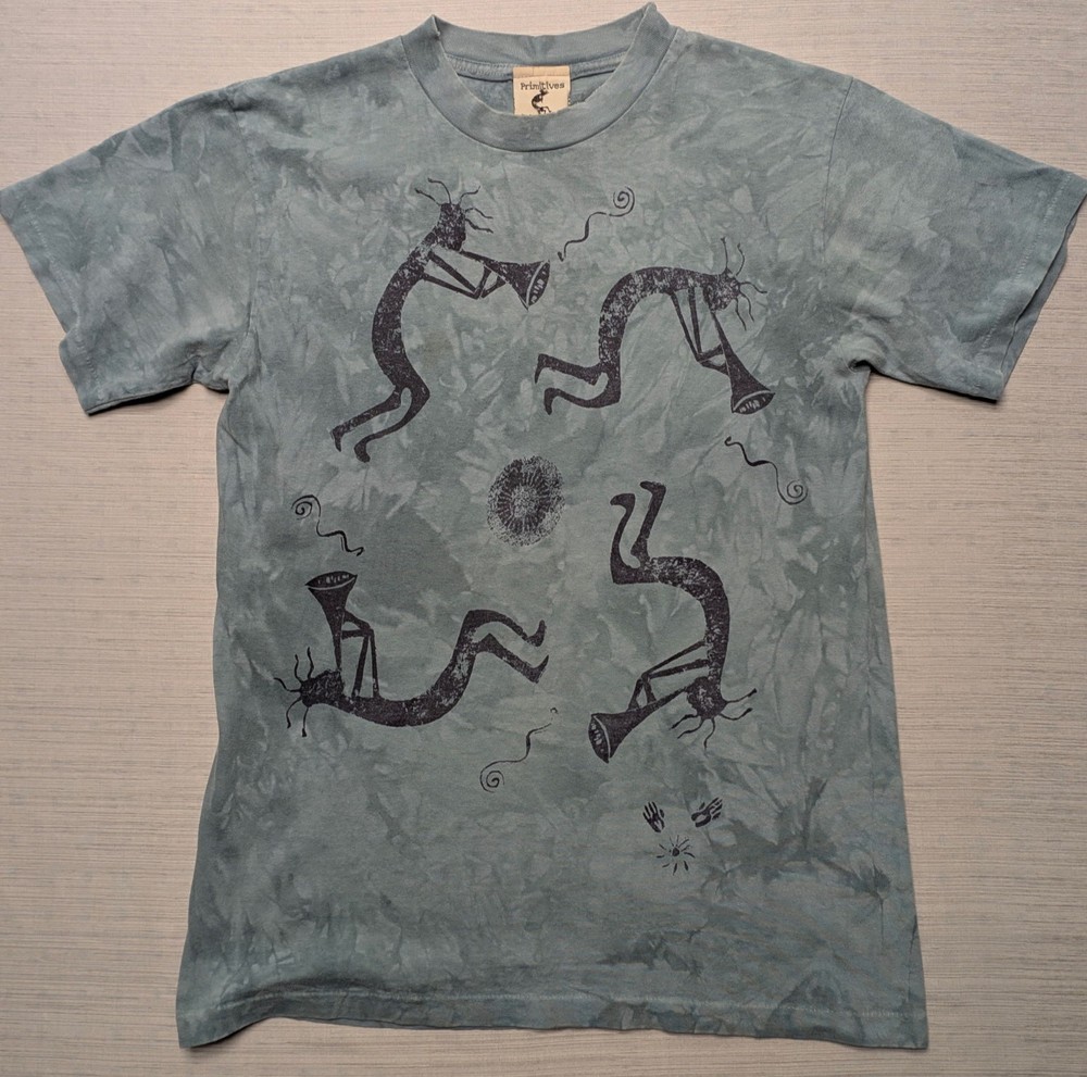 Vintage Primitives Andrea Bragg Designs Native American T-Shirt Medium