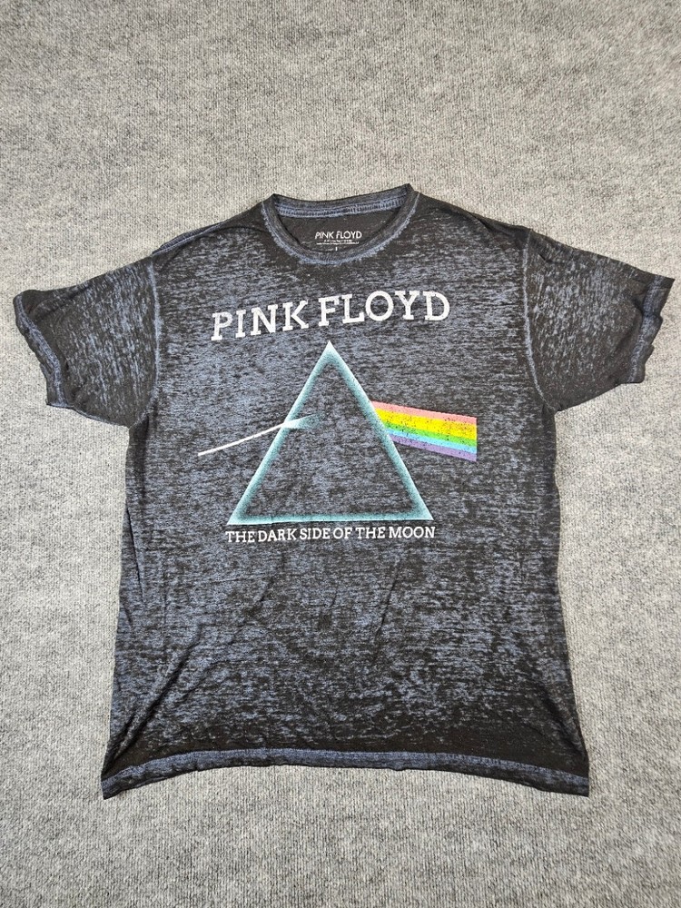 Pink Floyd Dark Side of the Moon Burnout Graphic Band T-Shirt Men’s Large L