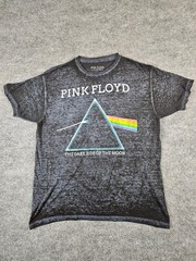 Pink Floyd Dark Side of the Moon Burnout Graphic Band T-Shirt Men’s Large L