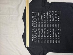 Imagine Dragons Shirt Mens Medium Black Evolve Tour 2017 Concert Band Tee