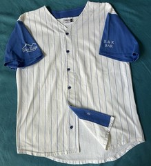 Vintage 90s Badger Sport Baseball Jersey Sz L Concrete Crushers #00 Made In USA