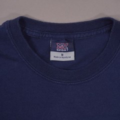 Vintage Y2K US Naval Academy Annapolis T Shirt Mens Medium Navy Blue MV Sport