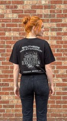 Southside Harley-Davidson 2016 Virginia Beach VA Graphic Black T-Shirt Large