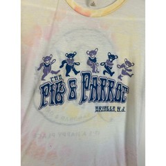 Pig & Parrot Burnout Style Tie Dye Tee Short Sleeve Size Medium Brielle NJ