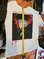 IT ‘You’ll Float Too’ Pennywise Men’s Graphic Tee, White 2xl