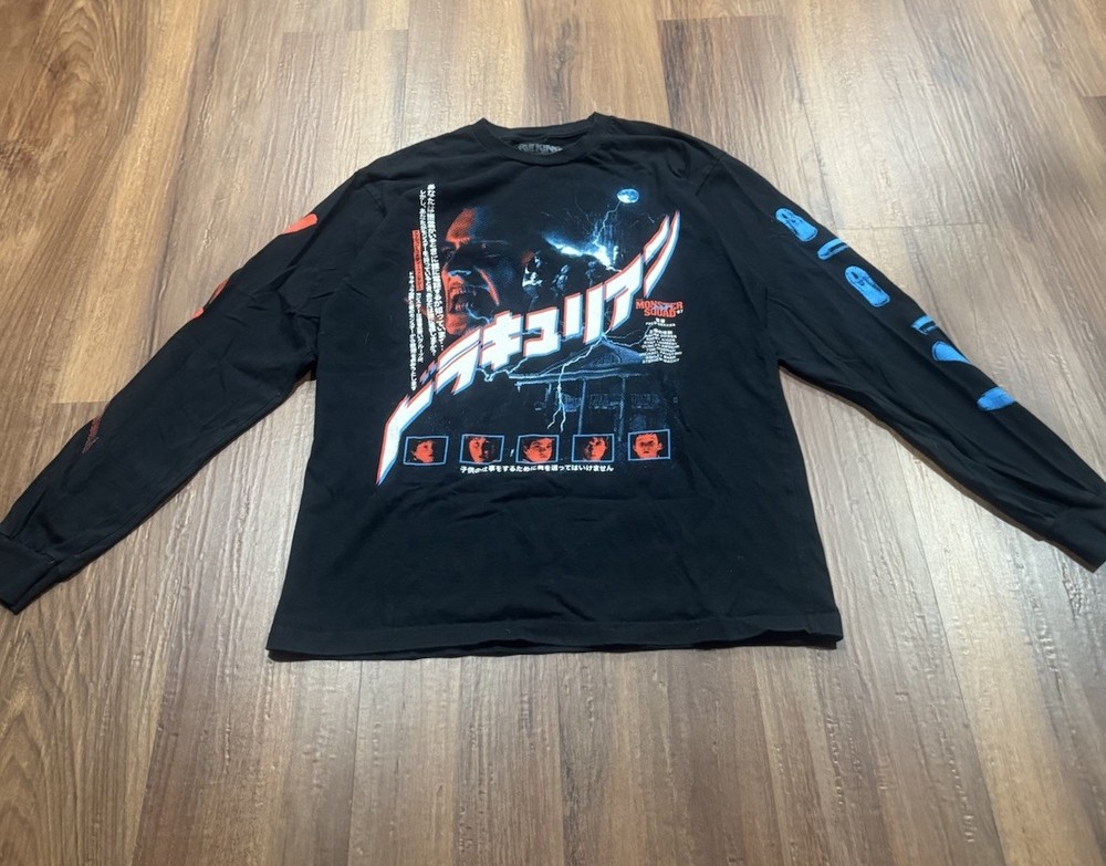 Rucking Fotten Monster Squad Horror Movie Japanese Promo Long Sleeve Shirt L