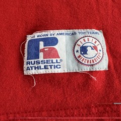 Vintage Russell Athletic V Neck Baseball T-Shirt Men’s L St Louis Cardinals 1998