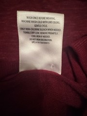 Woodstock Red Graphic Men’s Long Sleeve Shirt Heavy And Soft Material Size XL