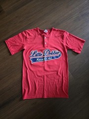 vintage 90s Y2k Little Debbie red sports tee gender neutral t-shirt Small Cakes
