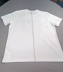 Asics White T Shirt Men Size XL SD Graphic SS Top Running Casual Reflective D1