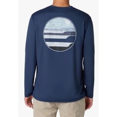 Hang Ten Men’s Long Sleeve Sun Tee, UPF 50+, Quick-Dry Fabric, Lightweight, XL
