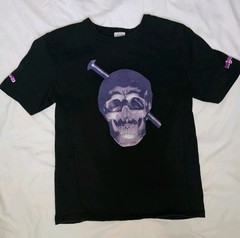 Screwhead Men’s M Tshirt Graphic Tee Black Short Sleeve Skull