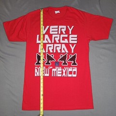 Karl G Jansky Very Large Array Shirt Mens Small Red NRAO VLA New Mexico NSF NASA
