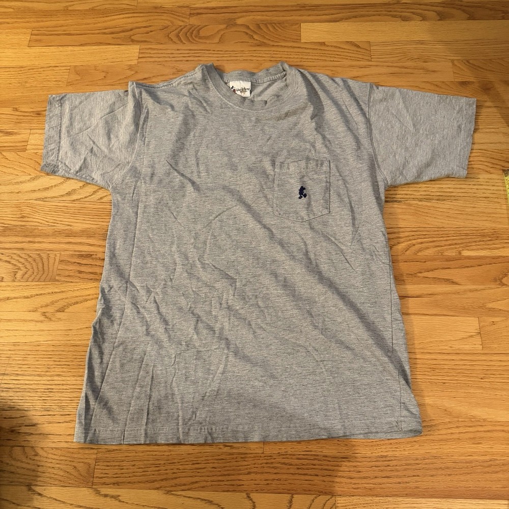 Vintage 90s Walt Disney World Mickey Mouse Embroidered Pocket T-Shirt Large