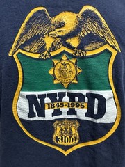 Vintage 1995 NYPD 150th Anniversary Commemorative XL Tshirt Spring 3100 Jerzees
