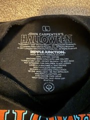 Michael Myers Retro Graphic T-Shirt Black Size L