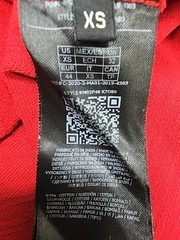 GUESS Men’s Polo Shirt Red Slim Fit XS Logo Patch M02P48 K0B0V0