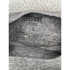 California Republic Shirt Mens Small Gray Bear Leisure Lounge Cotton Poly Blend