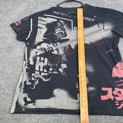 Marc Ecko Star Wars Darth Vader Shirt Mens XL Black y2k Cut & Sew Graphic Tee