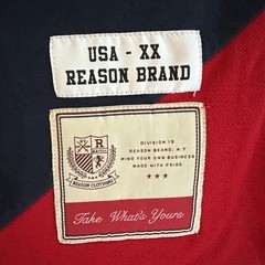 Men’s Reason Brand T-Shirt Polo Size XXL Navy Multi Color Cotton New MSRP:$50/-