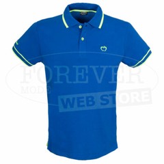 Men’s Pole Kisses Hugs with Logo Embroidered & Print Neck Edges Fluo Art