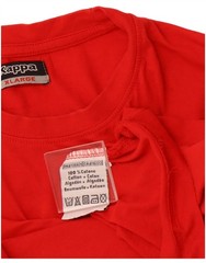 KAPPA Mens Vest Top XL Red Cotton BQ05