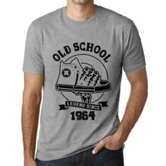 Men’s Graphic T-Shirt Old School Legend Since 1964 60th Birthday Anniversary 60