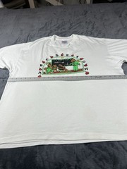 Vintage 90s Alphabet Art T Shirt White , Single Stitch size XXL￼