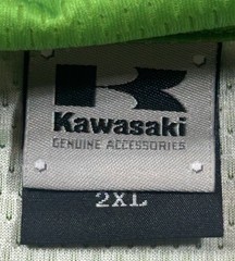 Kawasaki Monster Energy Polo Shirt Youth 2XL-Mens L Green Racing Team Moto Sport