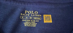 Polo Ralph Lauren Embroidered Logo Custom Slim Fit T-shirt (Blue) – XL