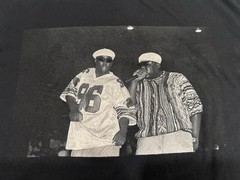 The Notorious B.I.G. and Puff Daddy P. Diddy Graphic T-Shirt Black Size XL