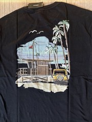 Express Men’s Size M Classic Fit Cotton Lifeguard Tower Graphic T-Shirt. NWT