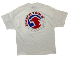 Y2K Matco Tools Graphic T-Shirt Men’s X-LARGE XL White Heavy Cotton